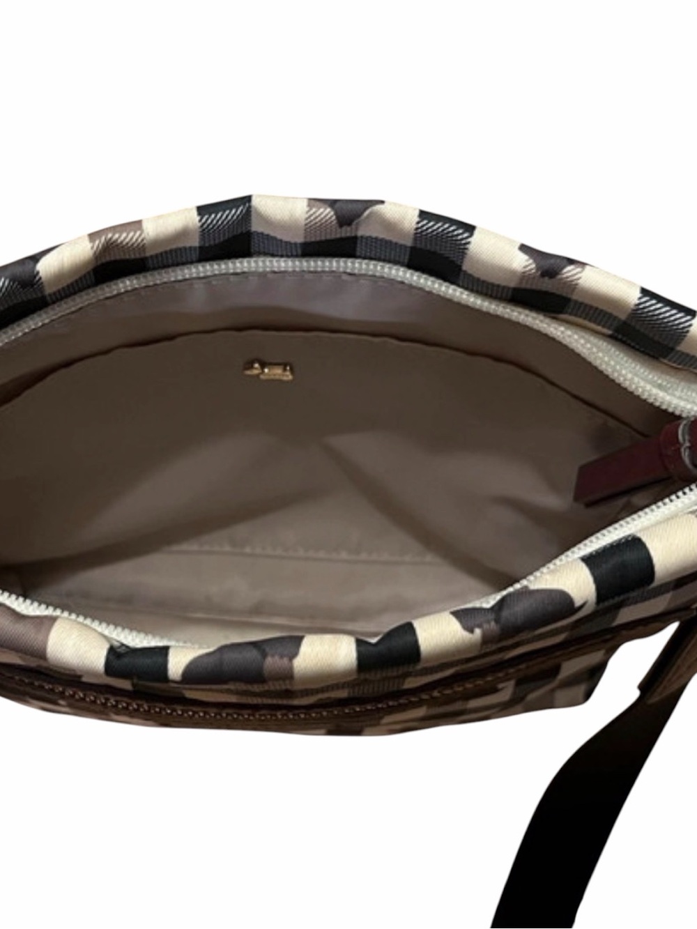Radley London Finsbury Park Checkered Scottie Dog Print Crossbody - NWOT - Picture 7 of 12